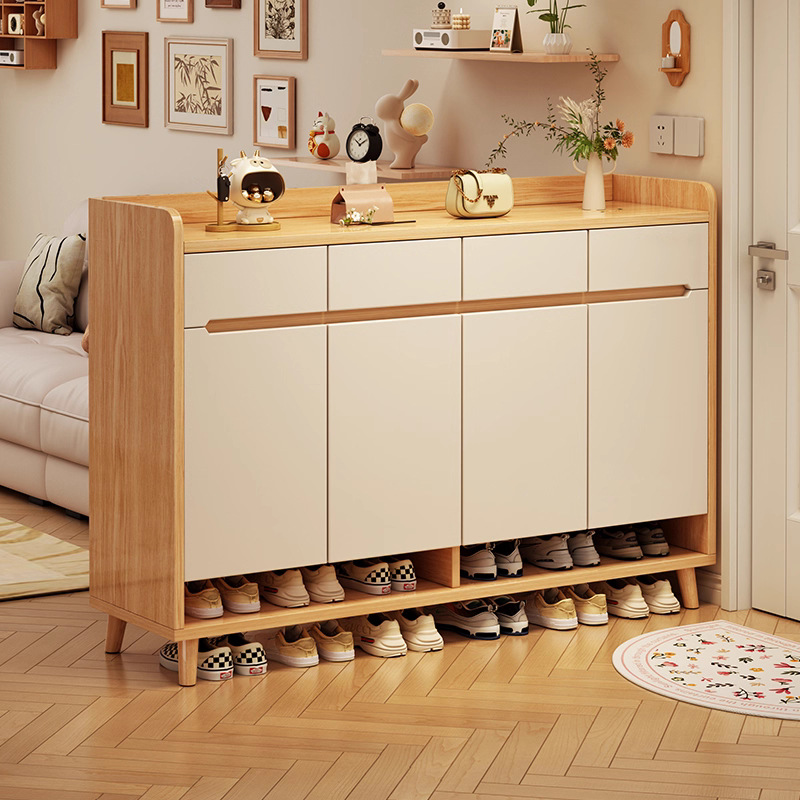 Home & Hotel Textiles Private Limited - HYS solid wood shoe cabinet, entrance