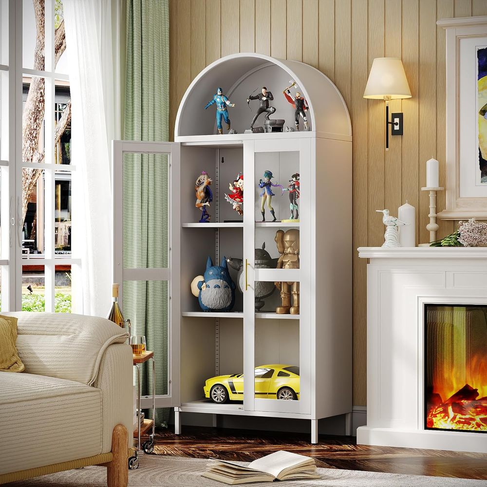Home & Hotel Textiles Private Limited - 73 High White Arched Glass Door
