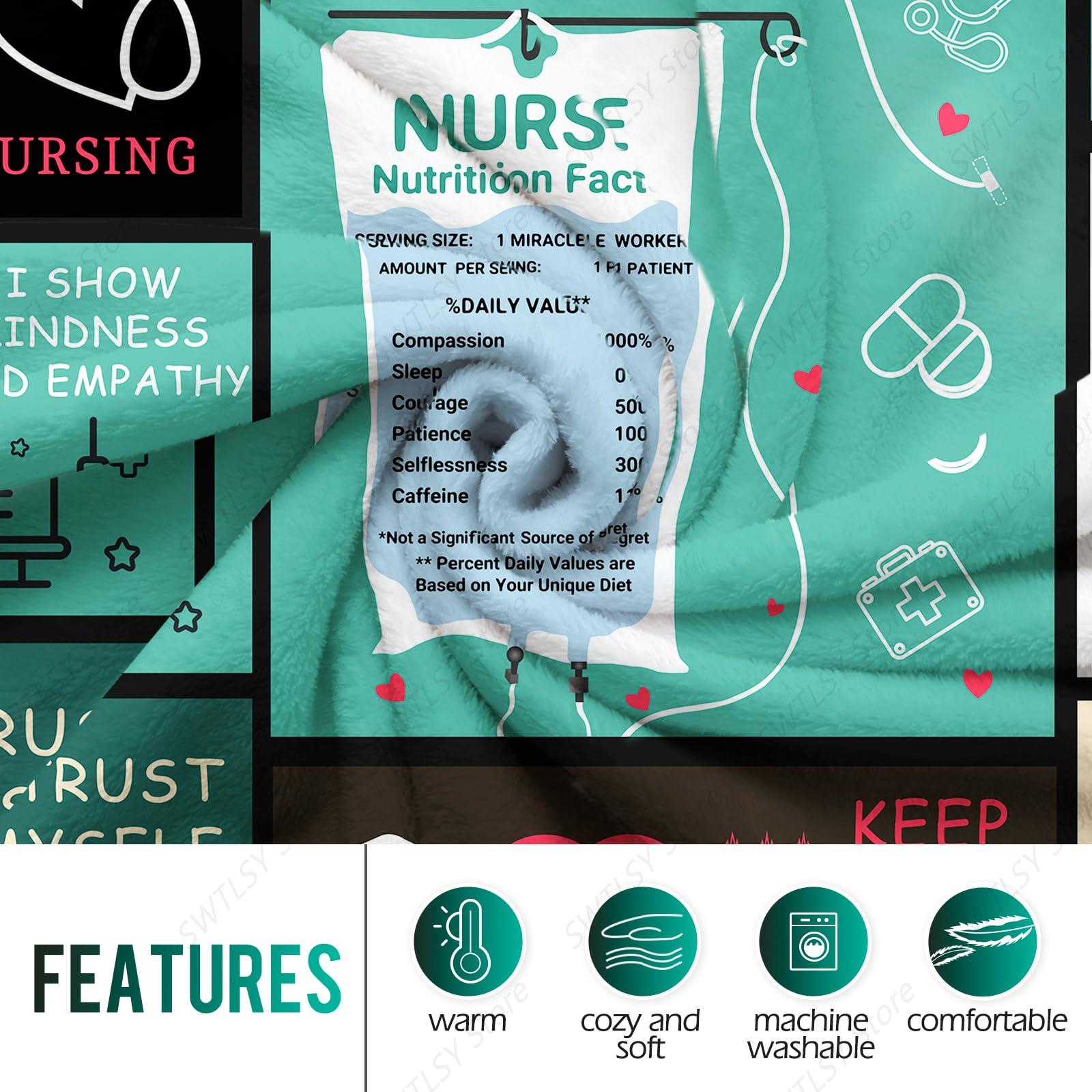 Nurse Blanket Gifts for Women  - Home Textiles Week reseña y precio