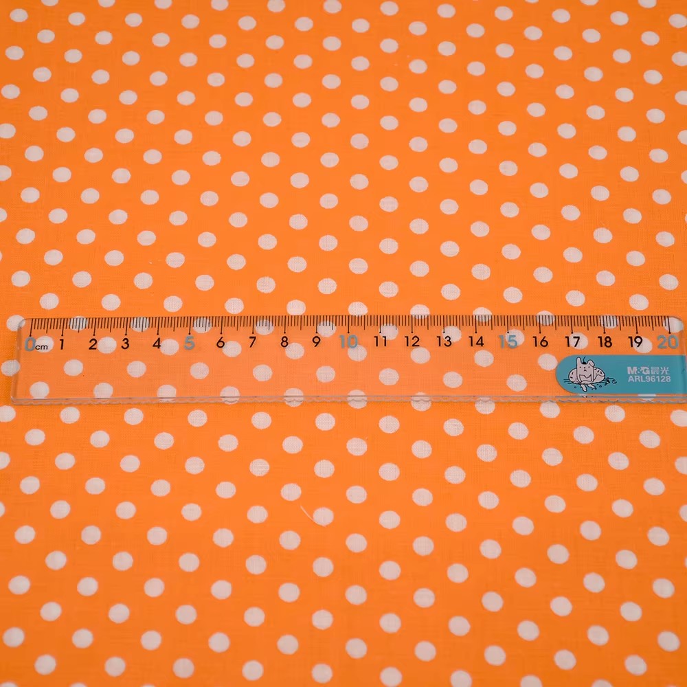 50X150CM White Orange Polka Do - Home Textiles Products reseña y precio