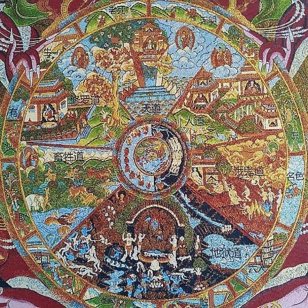 Buddhist Guardian Silk Paintin - Home Textiles China reseña y precio