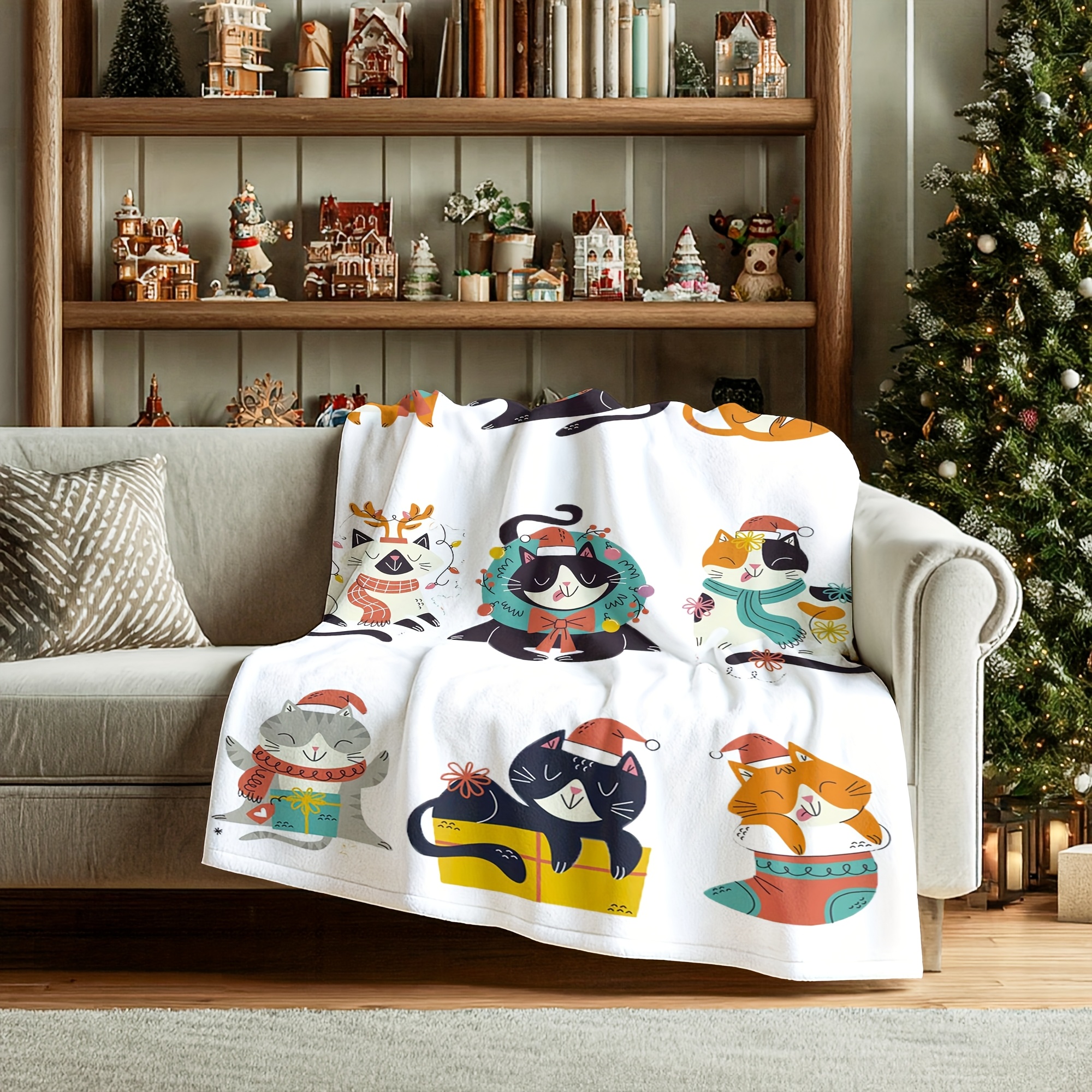 Interesting cat face patterns  - Home Textiles Face Towel reseña y precio