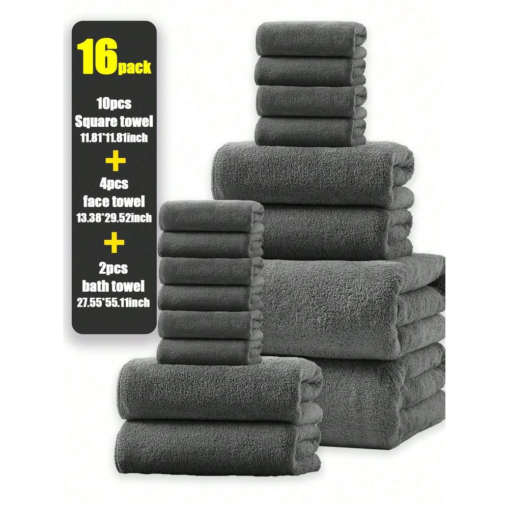 Coral Fleece Solid Color Towel - Home Textiles Face Towel reseña y precio