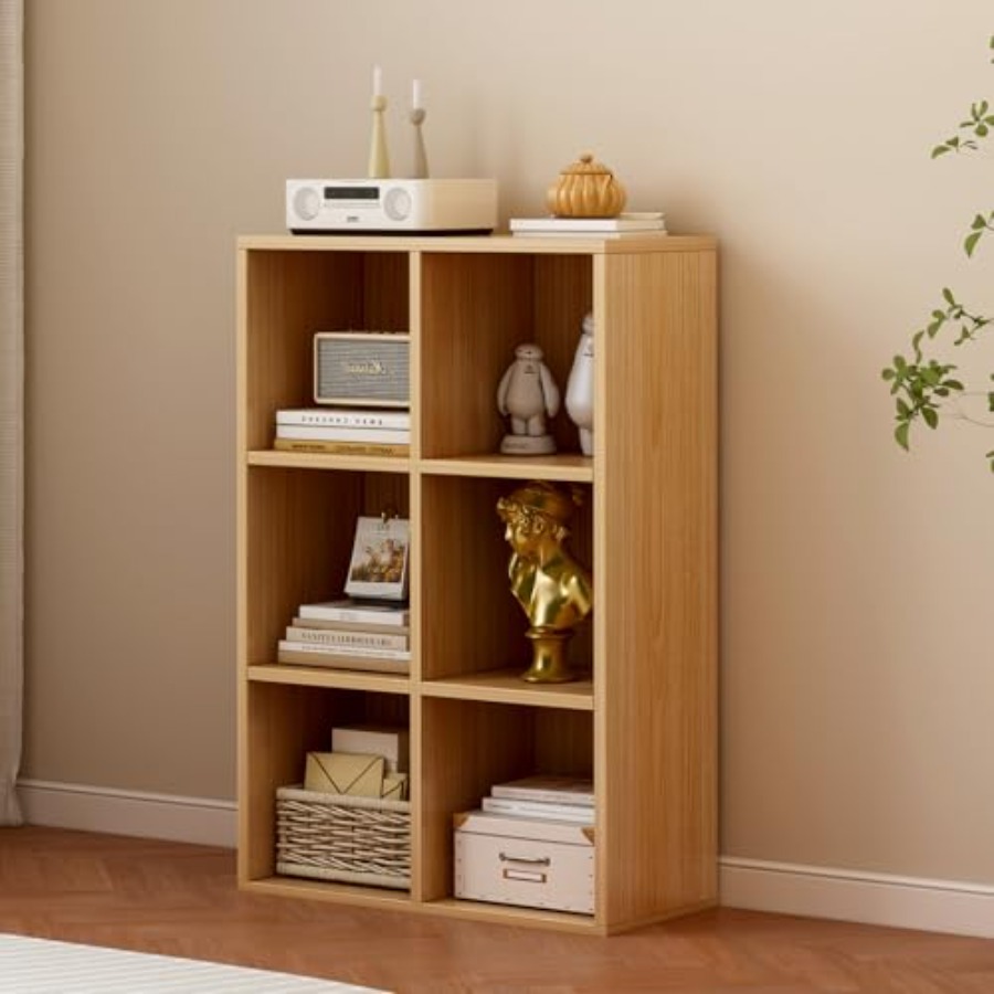6-Cube Storage Shelf Bookcase  - Home & Hotel Textiles Private Limited reseña y precio
