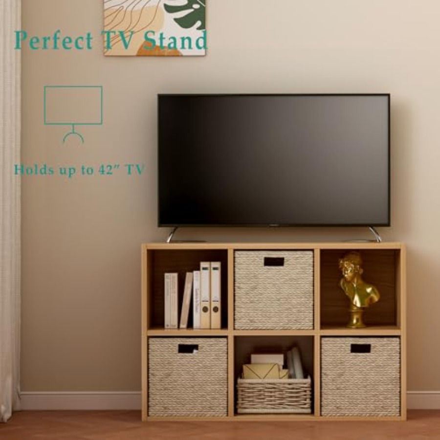 6-Cube Storage Shelf Bookcase  - Home & Hotel Textiles Private Limited reseña y precio