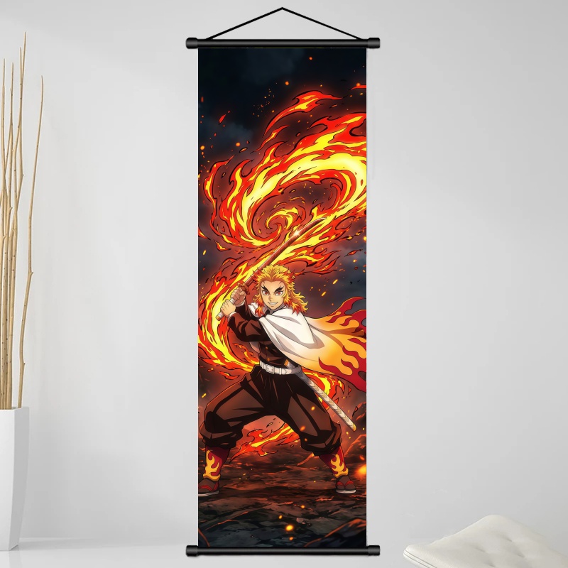 Demon Slayer Kyojuro Rengoku H - Home Textiles Products reseña y precio