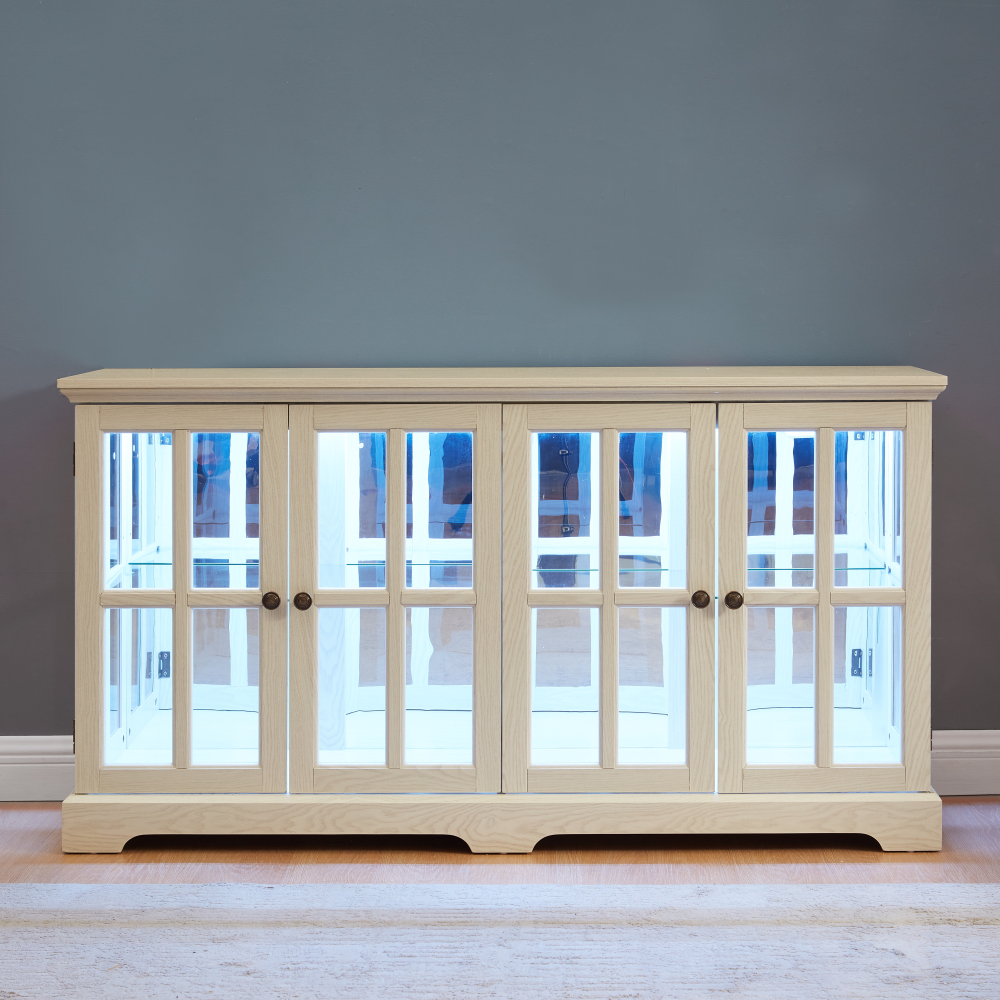 LED Curio Display Cabinet Vint - Home & Hotel Textiles Private Limited reseña y precio