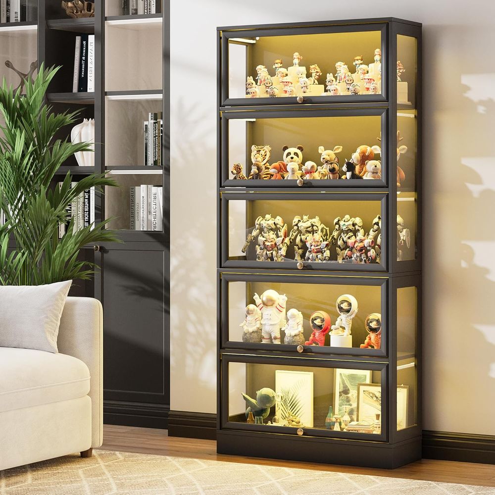 5-Tier Acrylic Glass Display C - Home & Hotel Textiles Private Limited reseña y precio