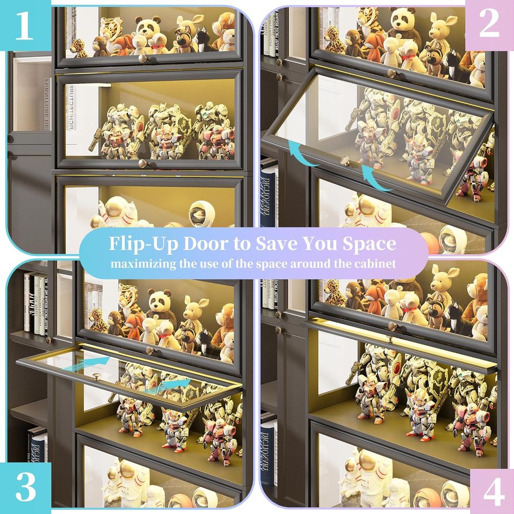 5-Tier Acrylic Glass Display C - Home & Hotel Textiles Private Limited reseña y precio