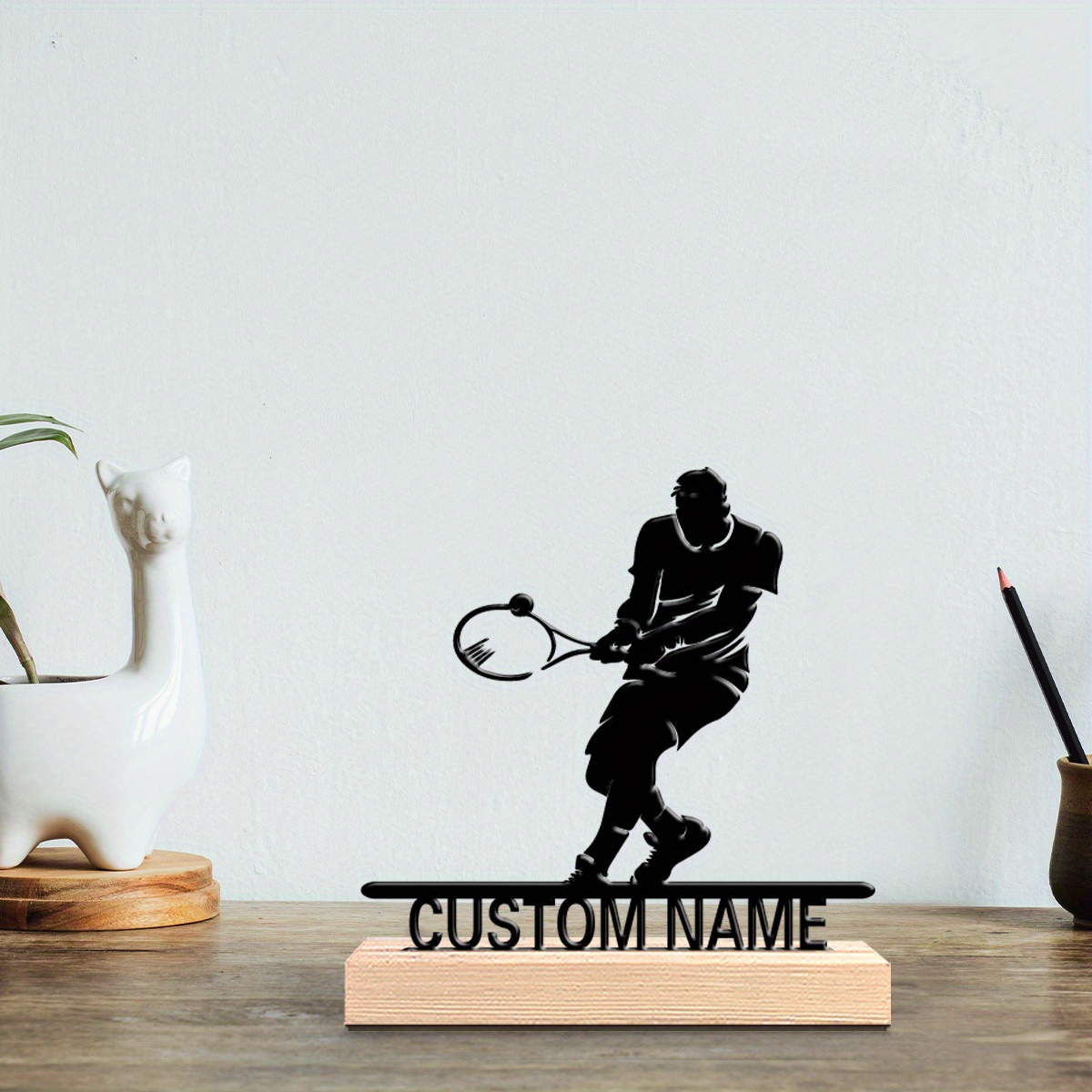 Personalized Tennis Player Met - Home Textiles Products reseña y precio