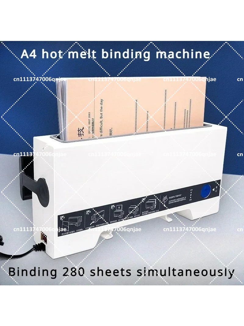 A4 110V Hot Melt Binding Machi - Hot Home Of Textiles reseña y precio