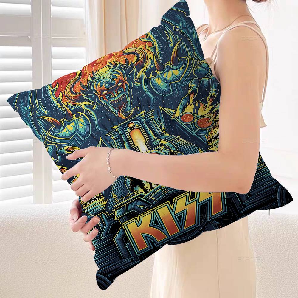 Rock Band Kiss hot Pillowcase  - Hot Home Of Textiles reseña y precio