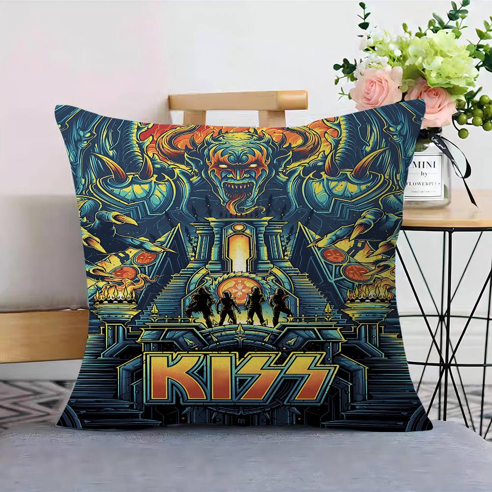 Rock Band Kiss hot Pillowcase  - Hot Home Of Textiles reseña y precio