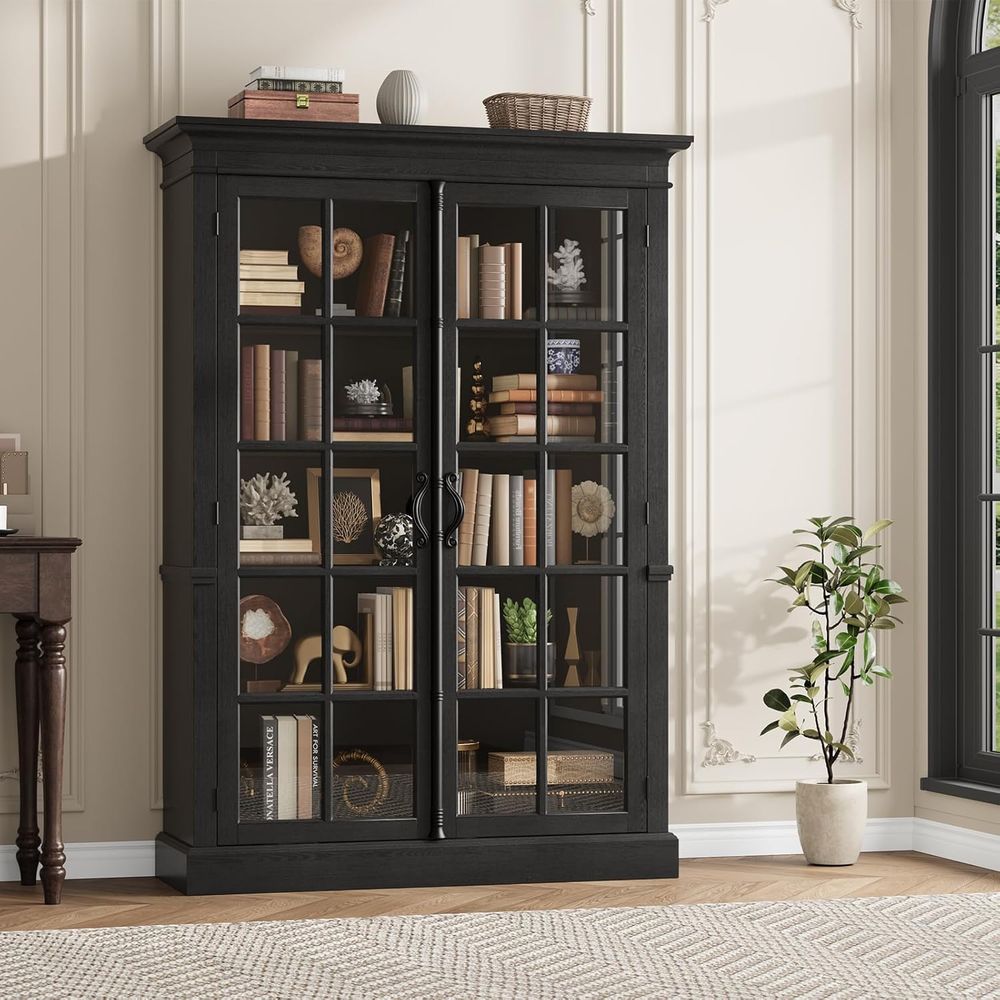 65 Tall Display Cabinet with A - Home & Hotel Textiles Private Limited reseña y precio