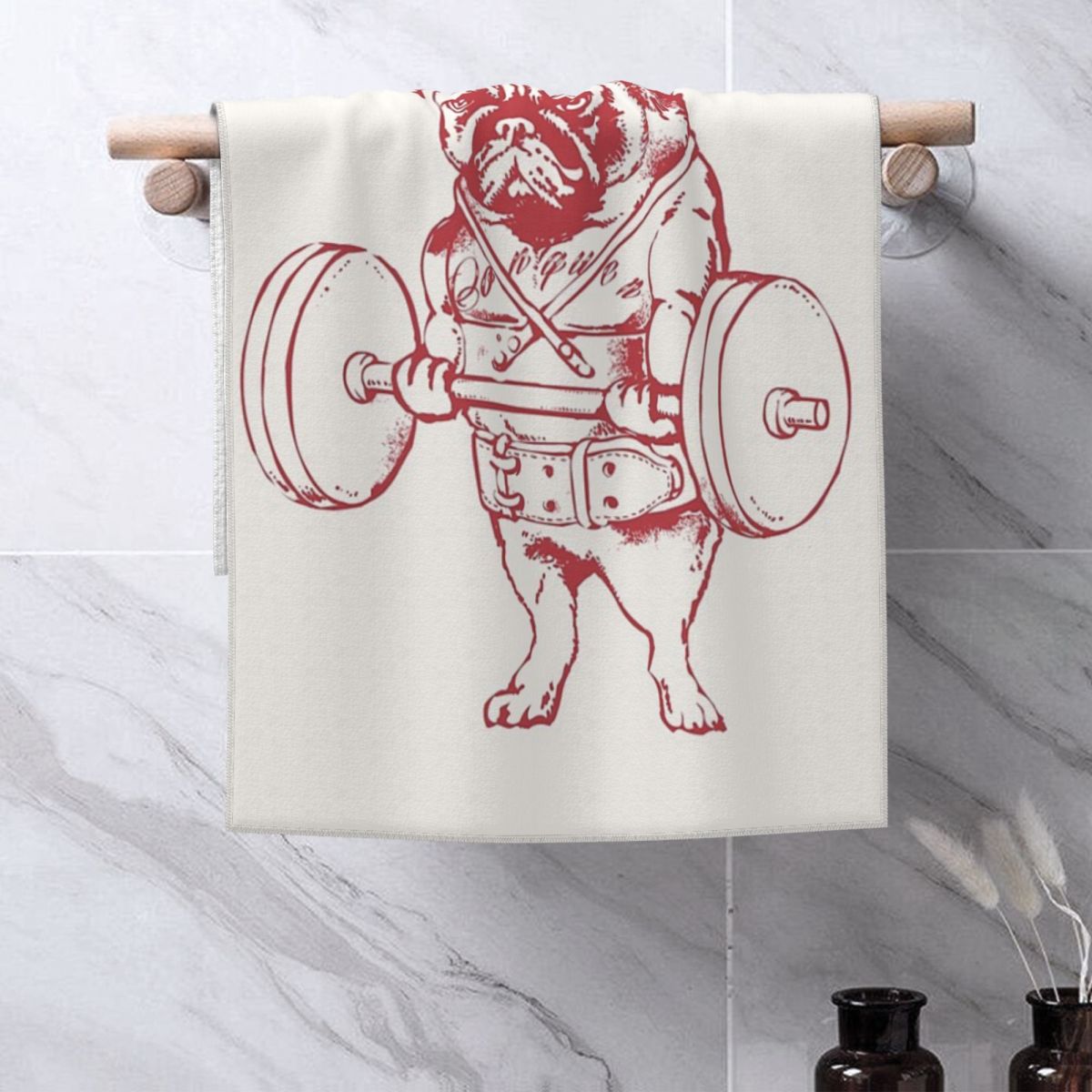 Custom Go Hard Or Go Home Pug  - Home Textiles Face Towel reseña y precio